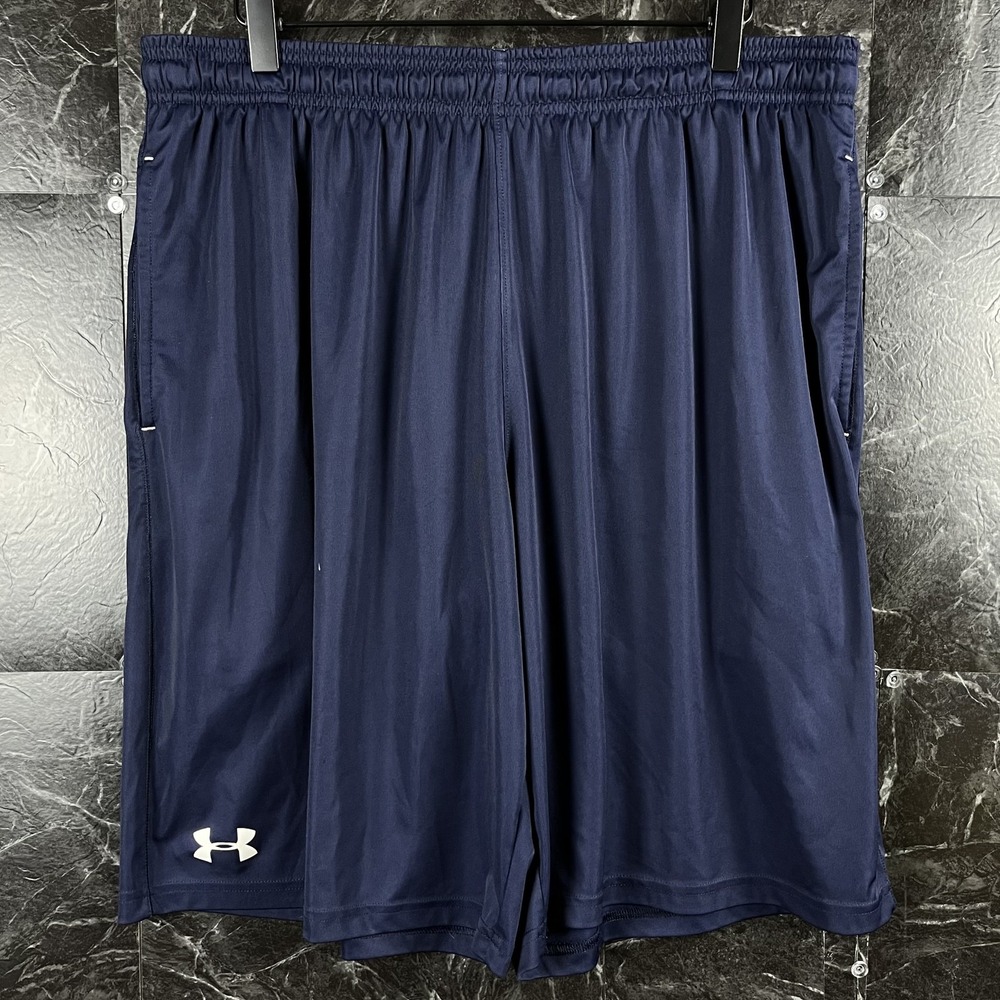 Under Armour Men's Navy Running Shorts XL -Flaws